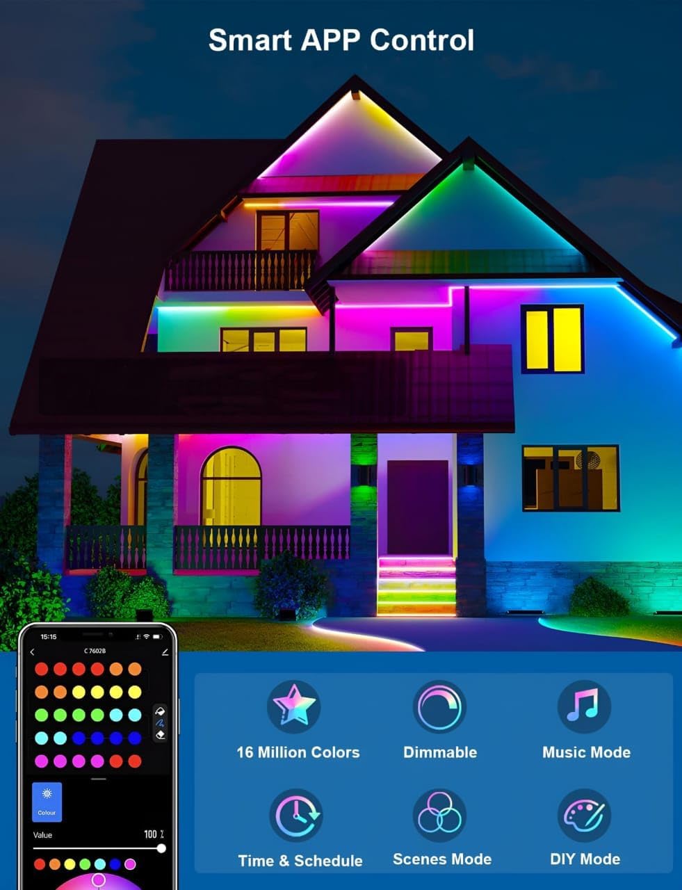 LED bluetooth  RGB light strip