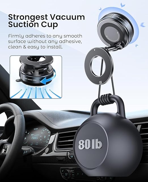 Vacuum Suction Magnetic Bracket