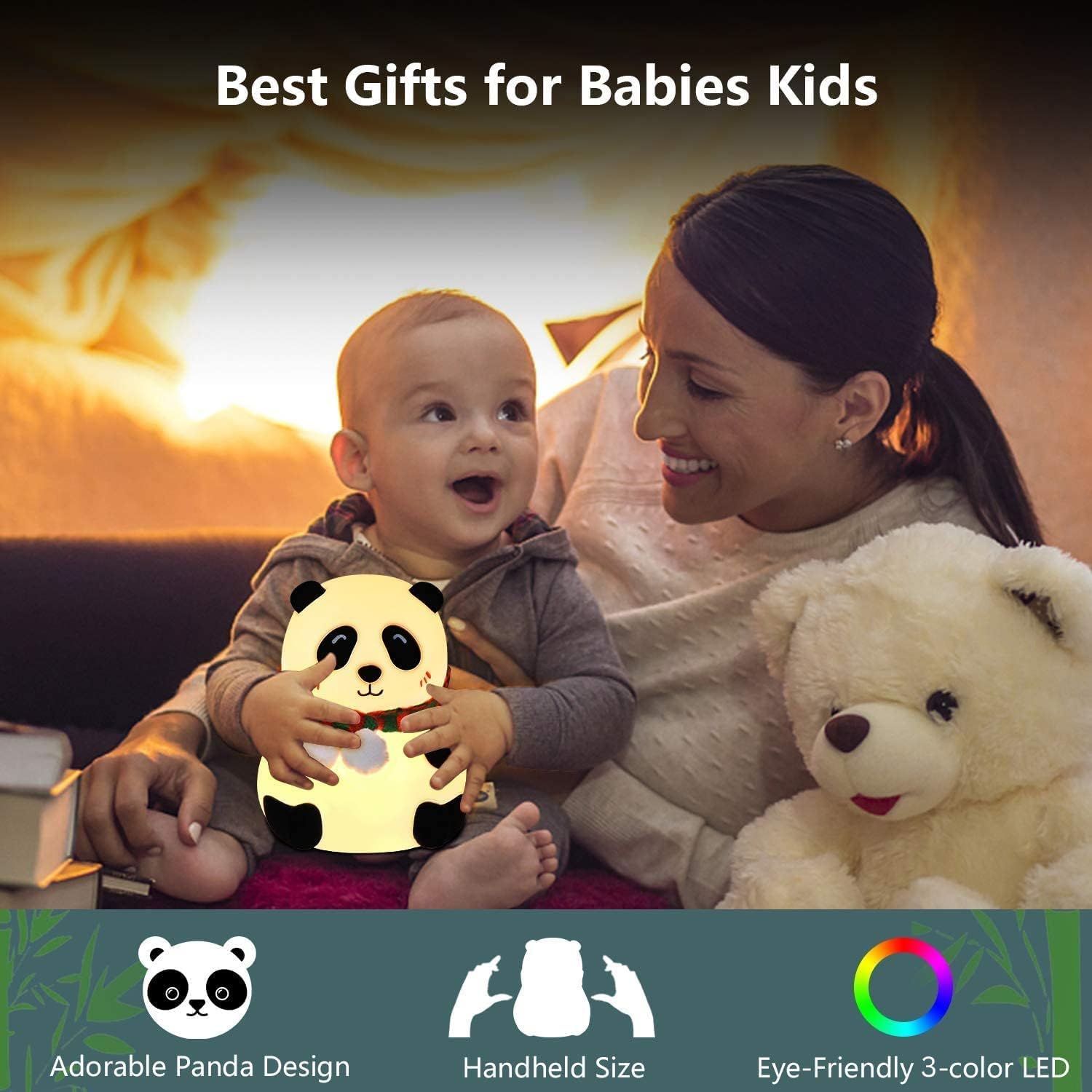 Cute Panda Light Lamp For Kids