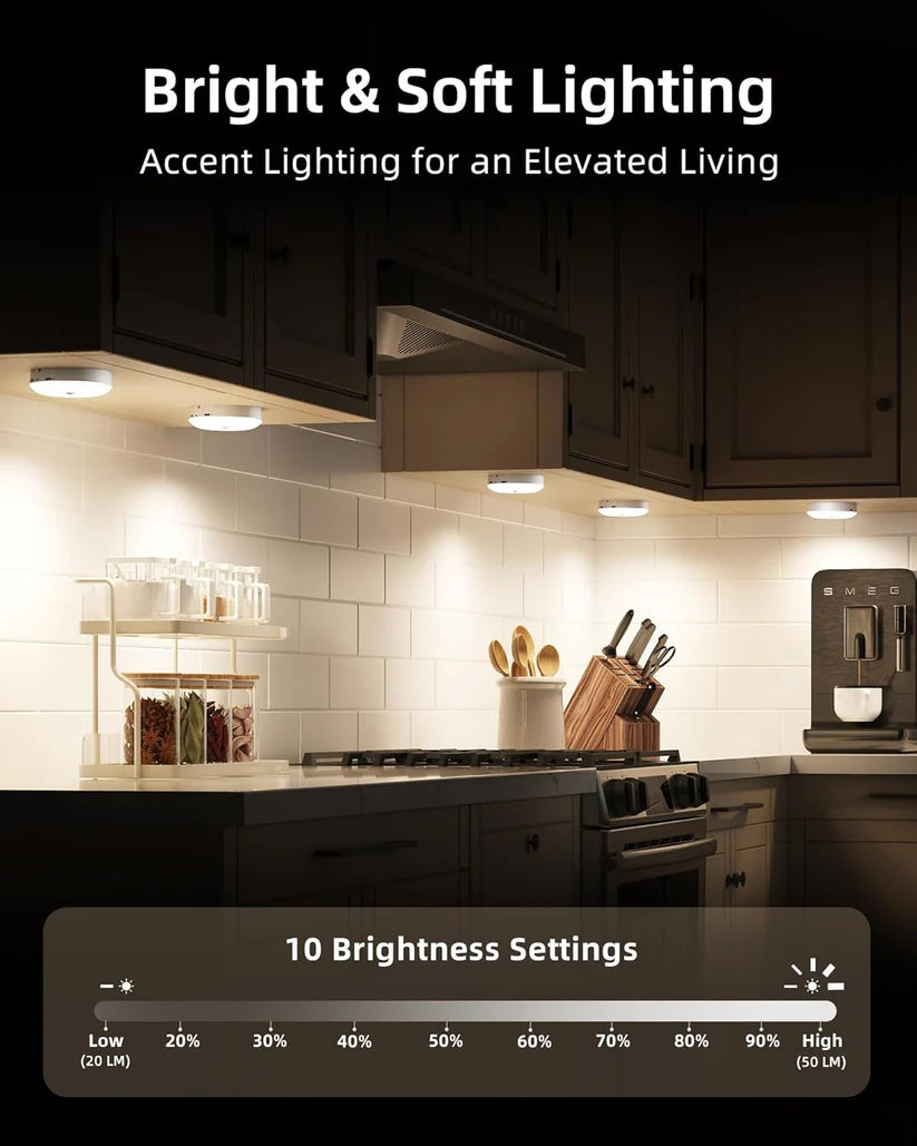 Motion Sensor Light for Home with USB Charging Wireless Self Adhesive LED Night Light
